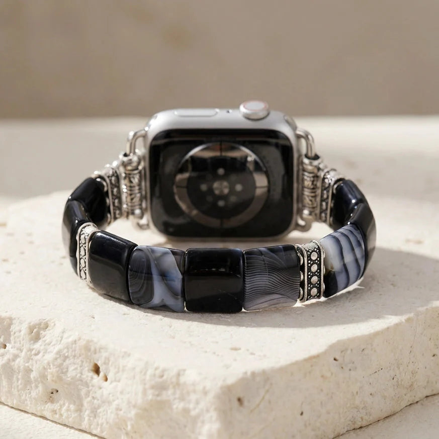 Onyx & Agate Apple Watch Band