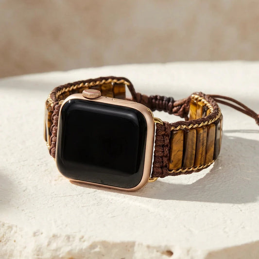 Powerful Tiger's Eye Apple Watch Band