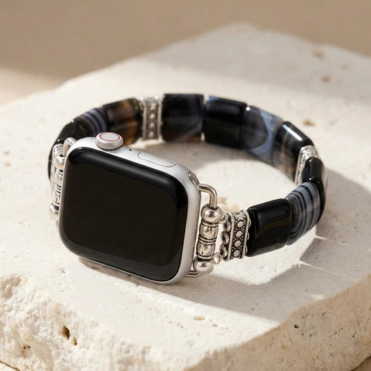 Onyx & Agate Apple Watch Band