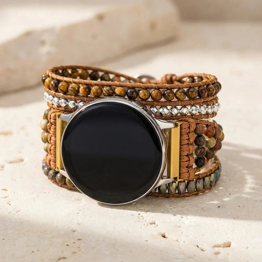 Grounding Tiger's Eye Samsung Watch Strap