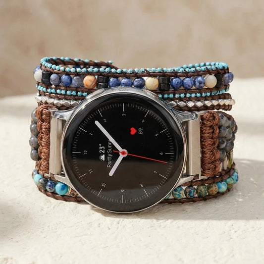 Night Labradorite Samsung Watch Straps