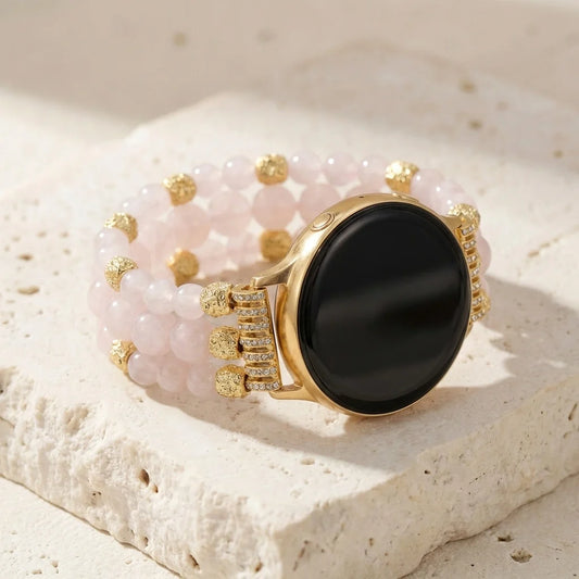 Healing Rose Quartz Samsung Watch Band